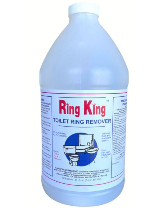 Ring King Toilet Soap Scum Remover, Heavy Duty Shower Cleaner for Tile and  Marble Surfaces. Removes